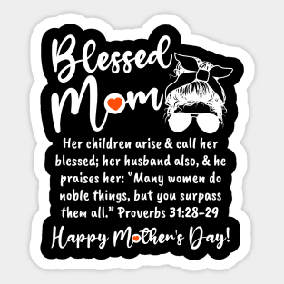 Blessed MOM! Happy Mother's Day! Edition Sticker